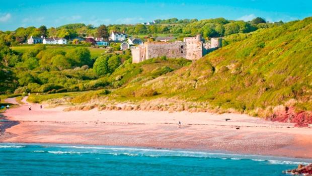 Manorbier Castle Inn Sunset Room Exterior photo